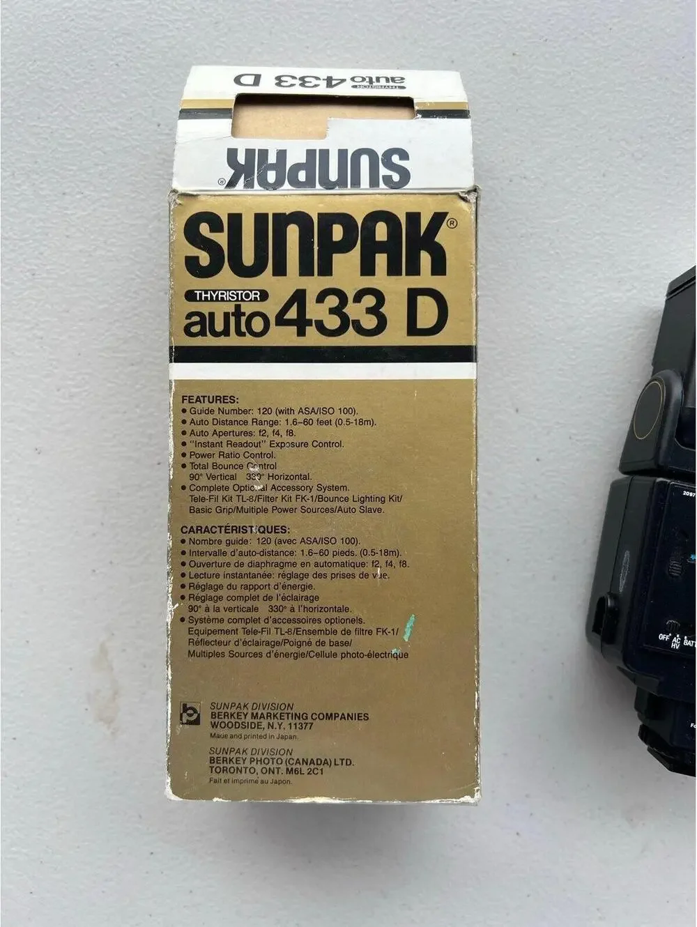 Sunpak Camera Flash